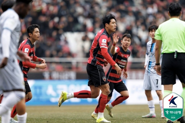 포항, 인천과 1-1 비겨…개막 두 경기 연속 무승부